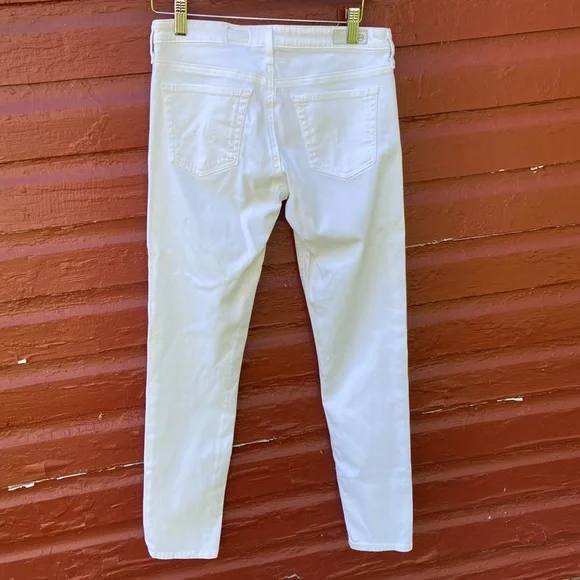 Anthropologie AG Adriano Goldschmied The Stevie Slim Straight Jeans Size 27 - Picture 10 of 12